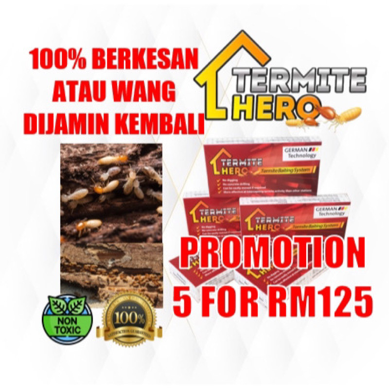 Termite Baiting Station TERMITE HERO / Termite box / Sistem Umpan Anai ...