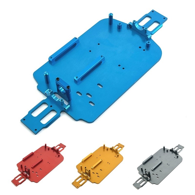 Tour D'Amortisseur Avant Métal CNC Pour Wltoys A949 A959 A969 A979 K929-B - Pièce Renfort Solide Bleu RC 1/18
