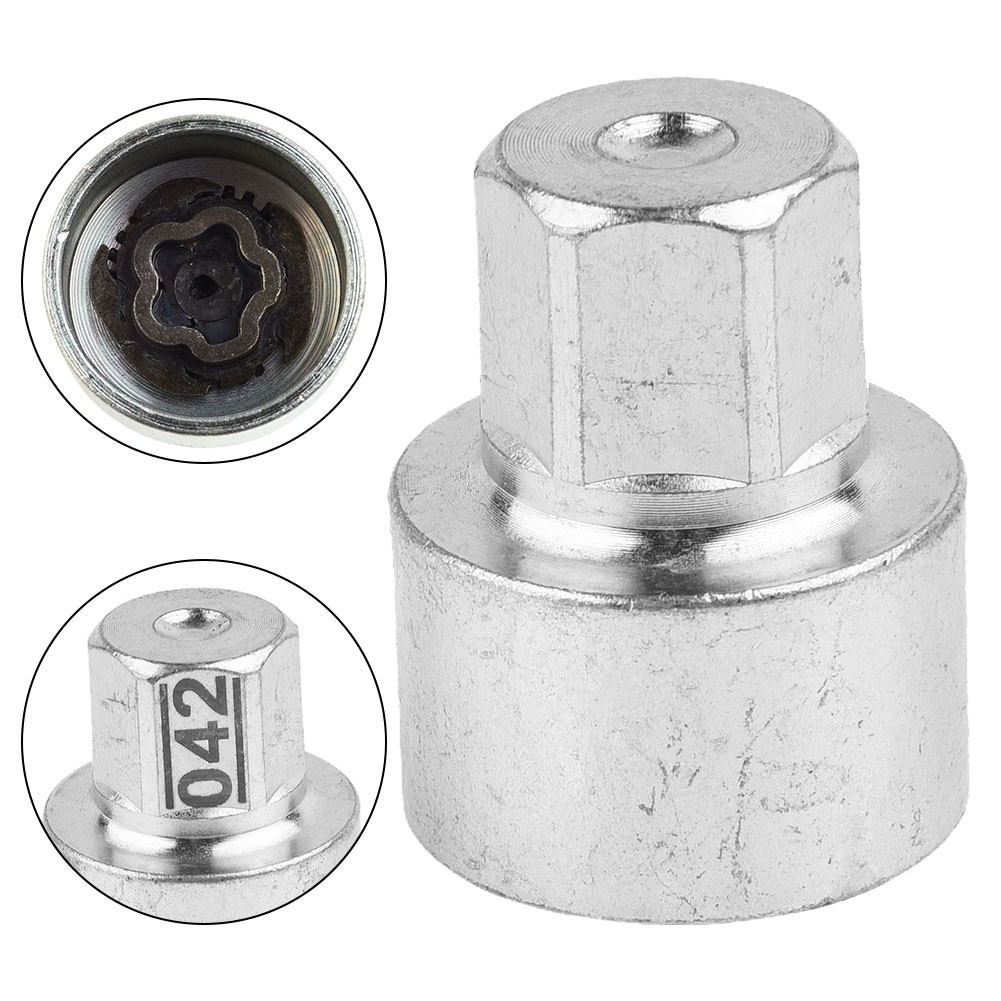[JTFY] Tire Wheel Lock Anti Theft Screw Bolt 42 Key Socket For BMW F20 ...