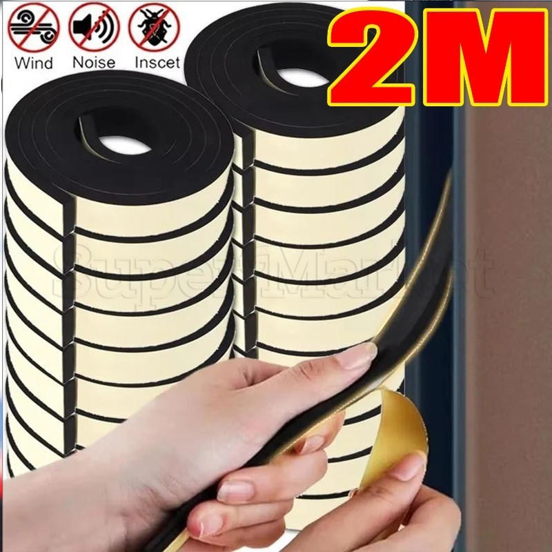 [ Featured ] Door Window Sealing Strip - EVA Self-adhesive Sponge ...