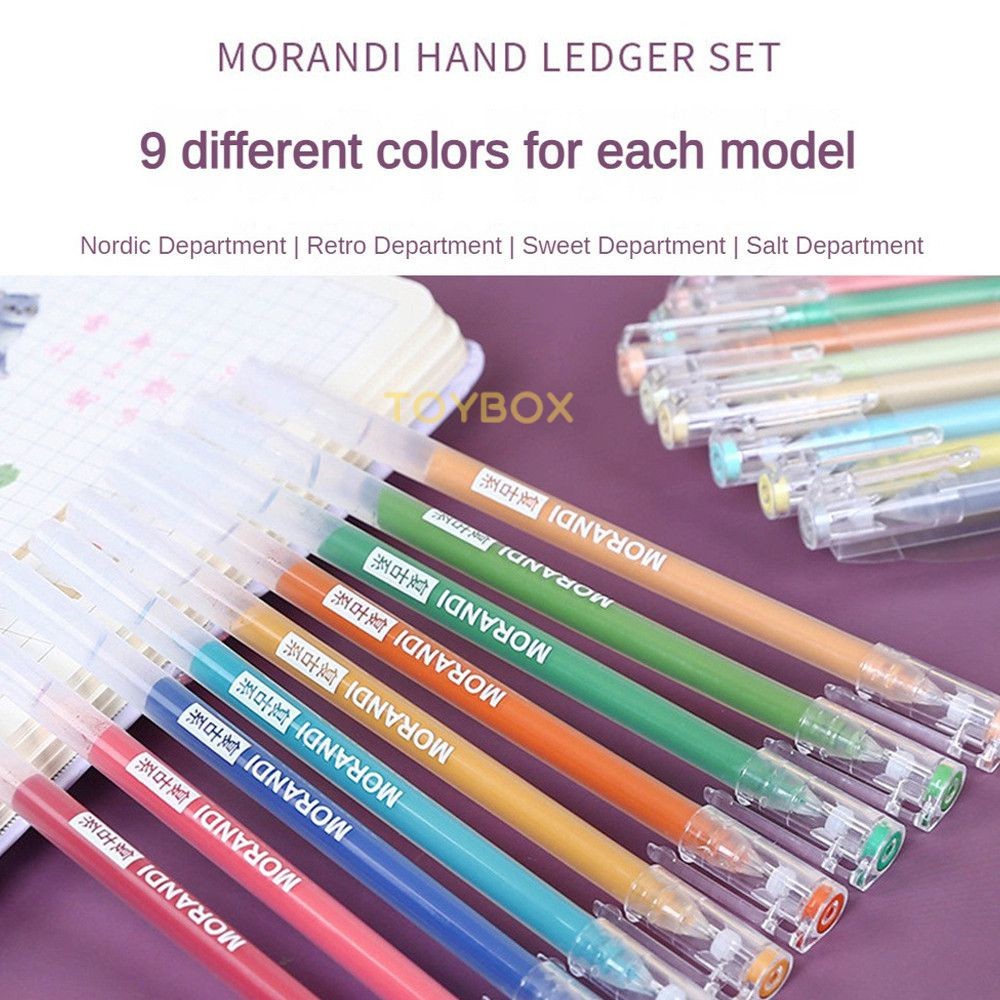 Student Highlighter Ink Out Stability Hand-account Pen Morandi Color ...