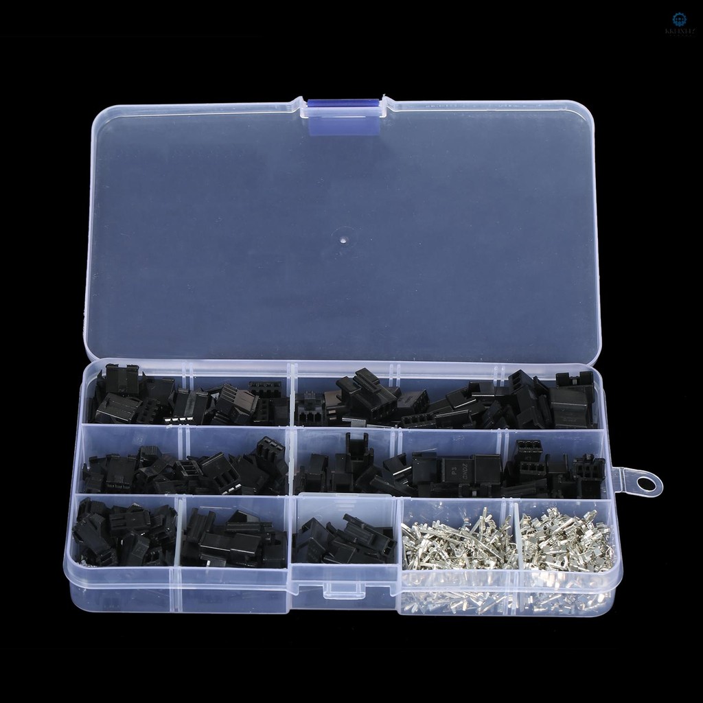Pin Connector 480Pcs JST 2.54mm Pitch 2-Pin 3-Pin 4-Pin Connector ...