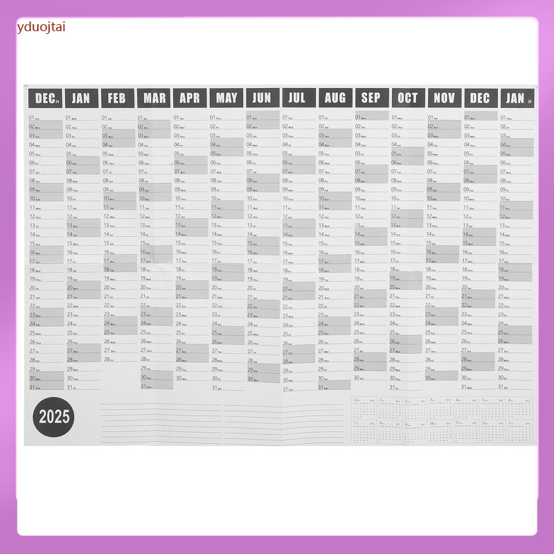 Calendar 2025 Wall Small 20242025 Classroom Sturdy Day Planner Simple