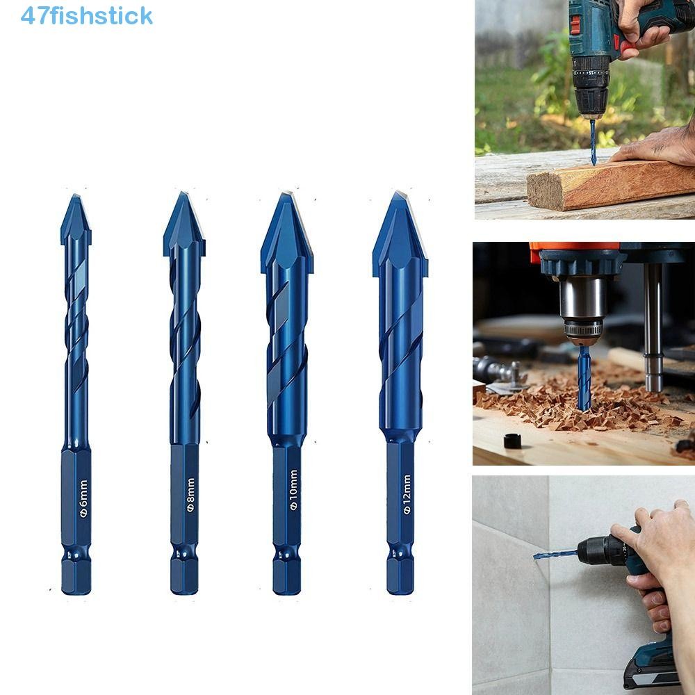 FISHSTICK Triangle Tile Drill Set, High Hardness Precision Drilling ...