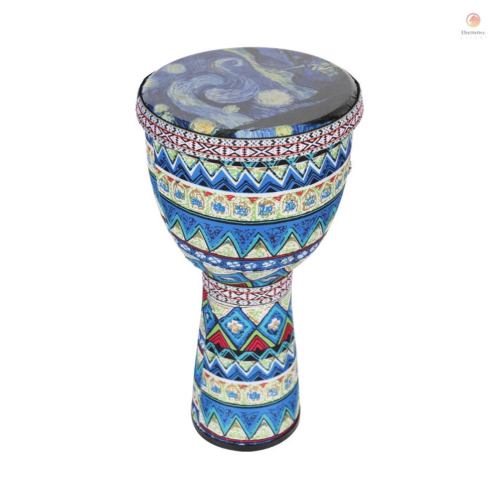 African Hand Drum 8 Inch Portable Djembe Drum Percussion Instrument ...
