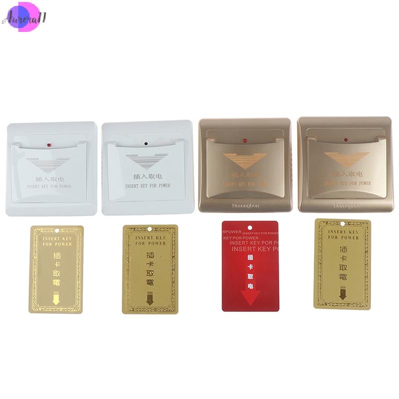 Aurora11 For Hotels Motels Guest Room Energy Saving Wall Switch Key ...