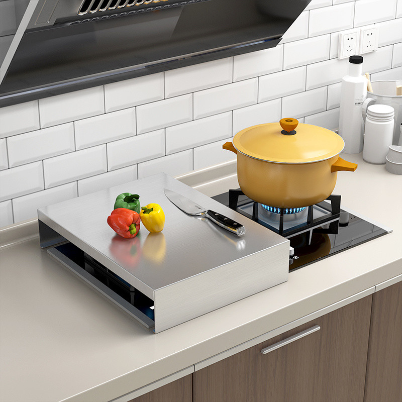 Stove Cover Rack Stainless steel kitchen rack induction cooker bracket ...