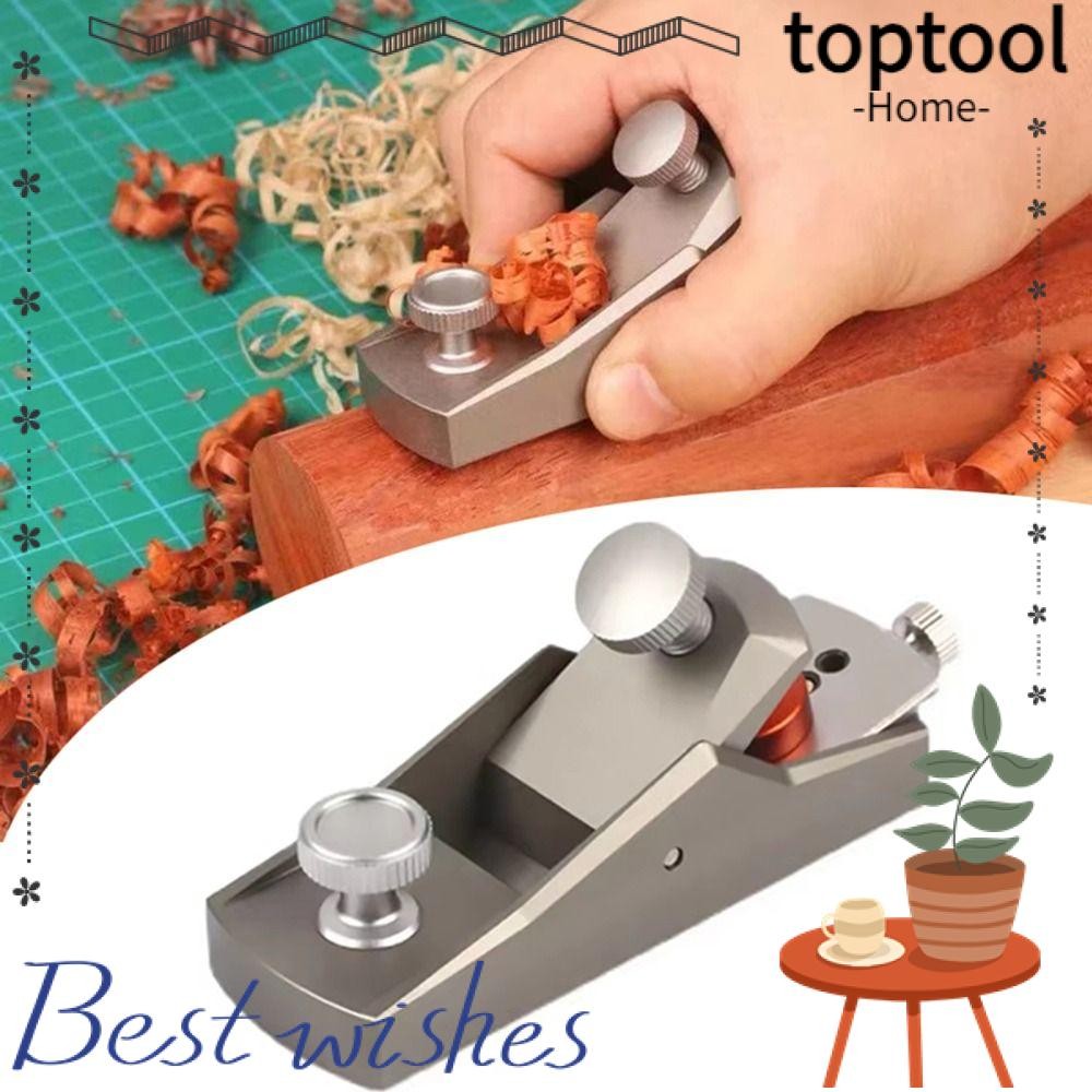 TOPTOOL Woodworking Planer, Carpenter DIY Aluminum Hand Planer ...