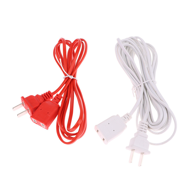[NAY] 1.5/2/2.5/4M Power Cord Extension Male Extension Cord 2 Pin With ...