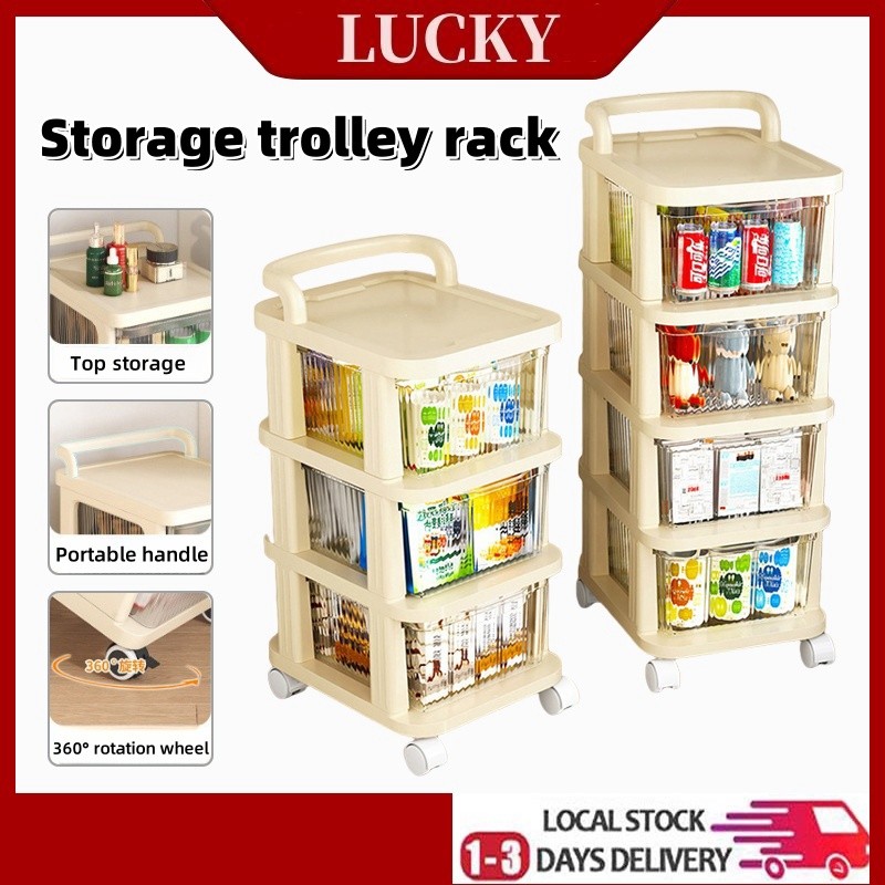 【SG Seller 】5 Layer Multifunctional Storage Trolley Rack / Multi-Layer ...