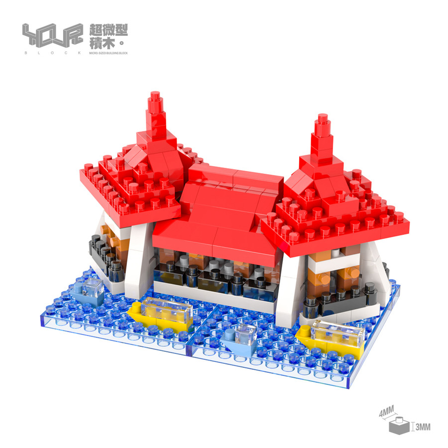 YouRblock Miniature Building Blocks Taichung/Huxinting F8060 eslite ...