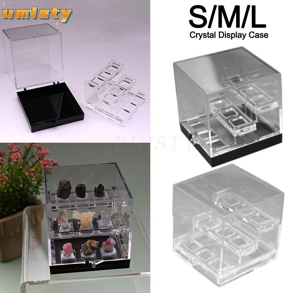 UMISTY Crystal Display , Acrylic Display Rack Transparent Storage Box ...