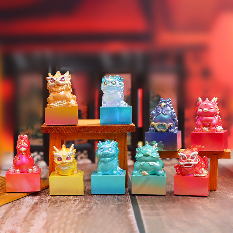 Emperor's Seal Box Blind box Toys Figure model Resin - Mainan kotak ...