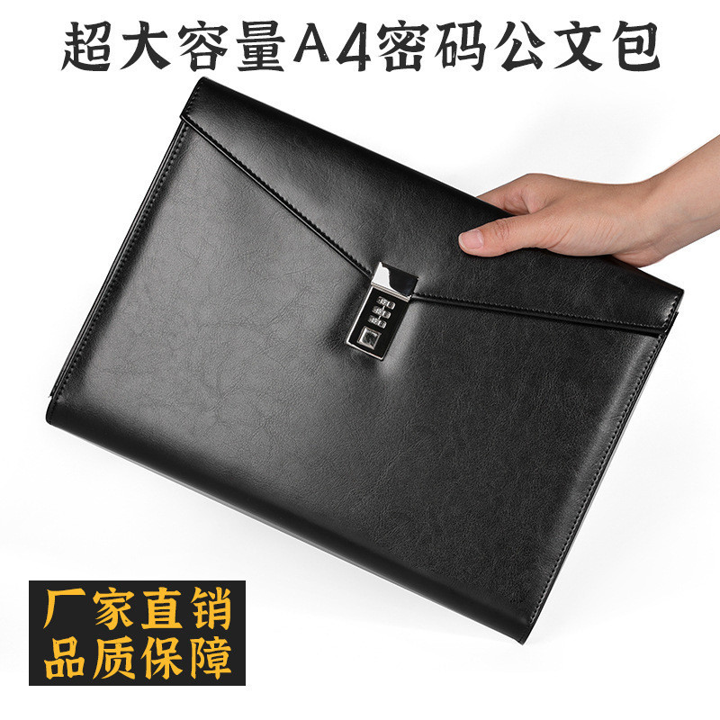 Tombol kata laluan beg dokumen A4 dengan kunci pakej fail pelbagai ...