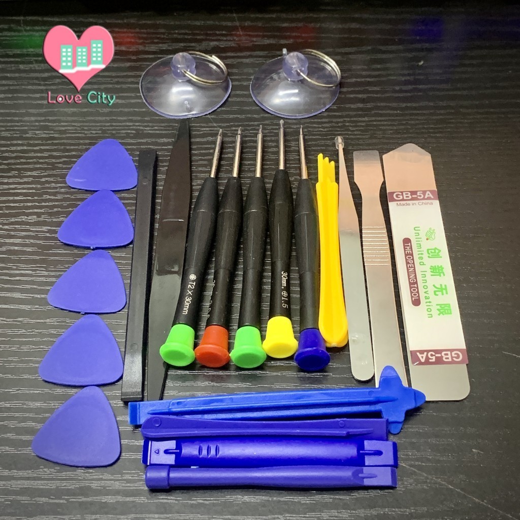 Screwdriver 20 in 1 Mobile Phone Repair Tool Kit for iPhone 6s 6 Plus 7 ...