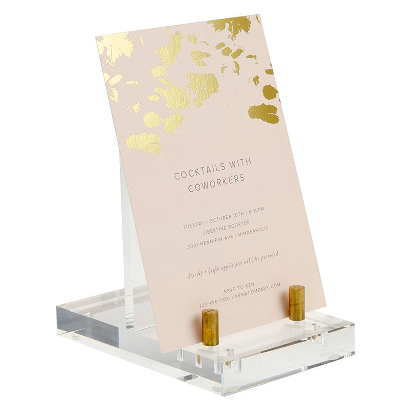 Acrylic Easel Acrylic Rack Display Rack Adjustable Transparent Multi ...