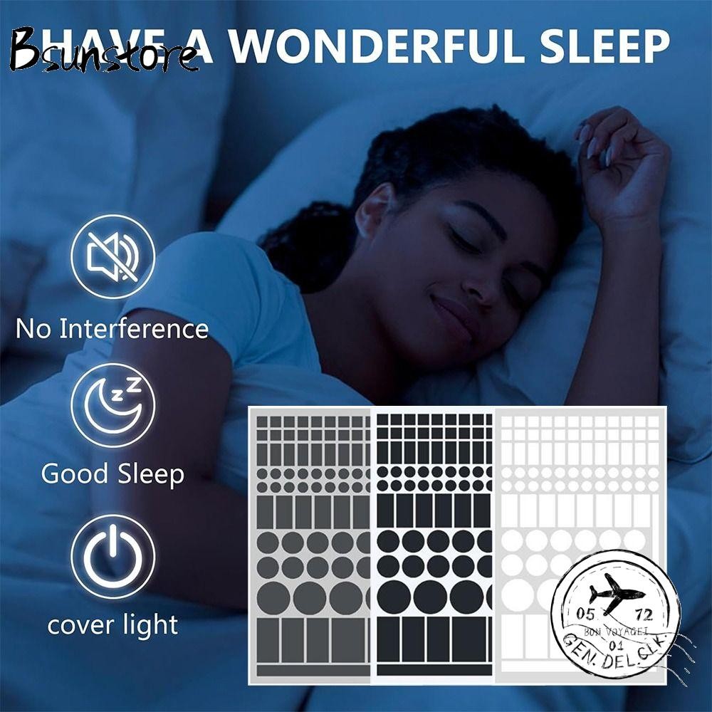 4 Pcs Light Dimming Stickers 8 X 4 Inch LED Blocking Stickers Self-Adhesive Dimming