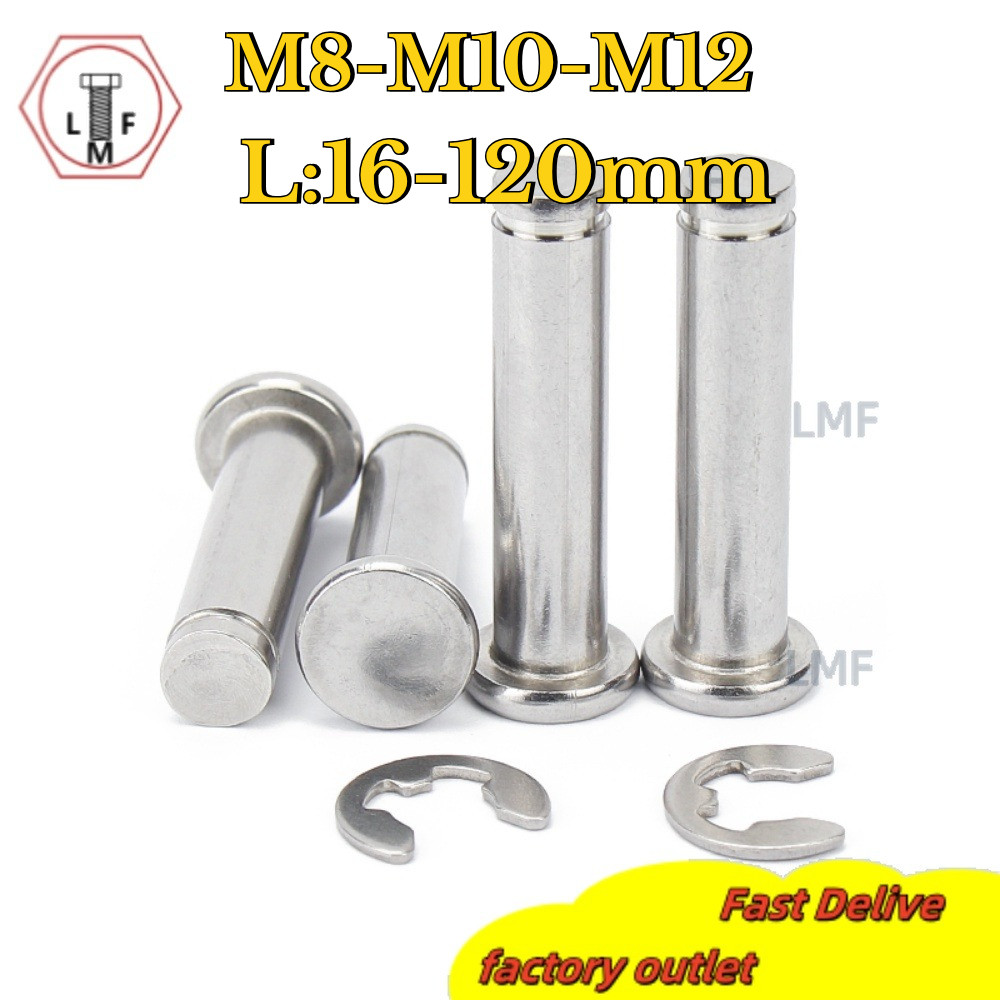 [LMF] M8/M10/M12 304 Stainless Steel with Slot Shaft Two Double-Headed ...