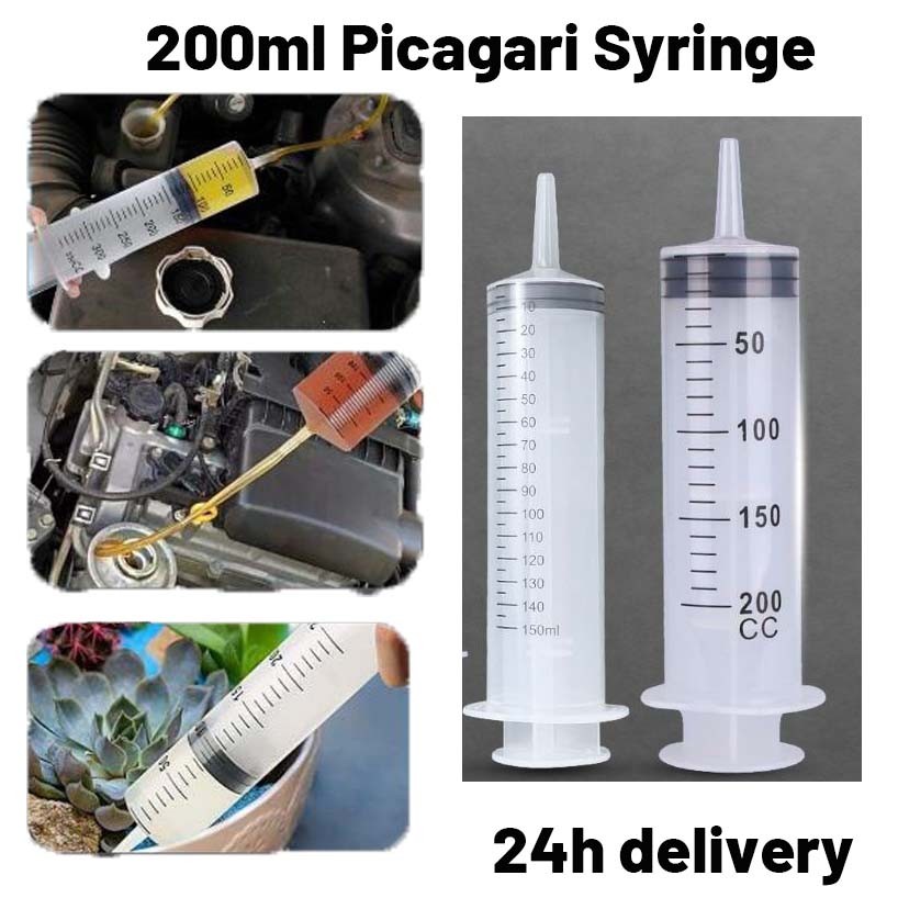 Ready！200ml Picagari Syringe Grease Syring Individual Packing Oil Pump ...