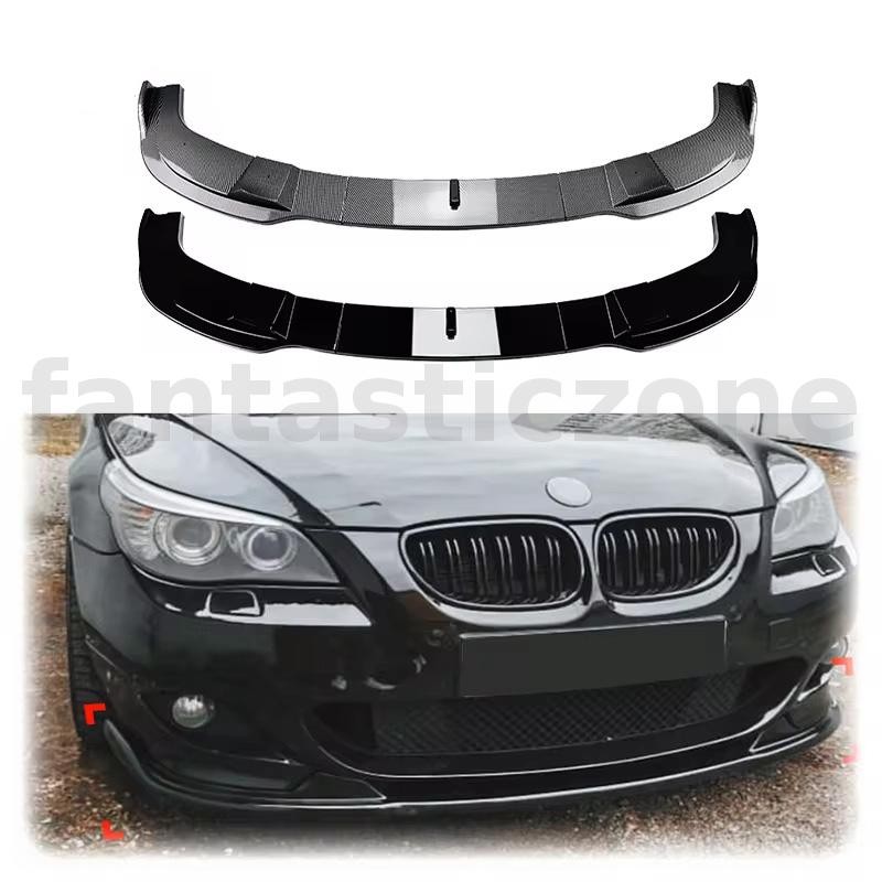 Front Bumper Lip Splitter Spoiler Diffuser For 2005-2010 BMW E60 E61 5 ...