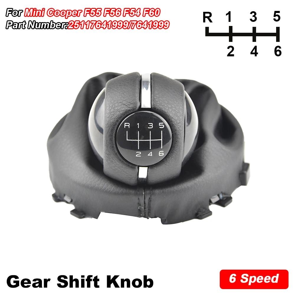 Fouedy Schaltknauf Für Mini Cooper F55 F56 F54 F60 - Schwarz 6-Gang