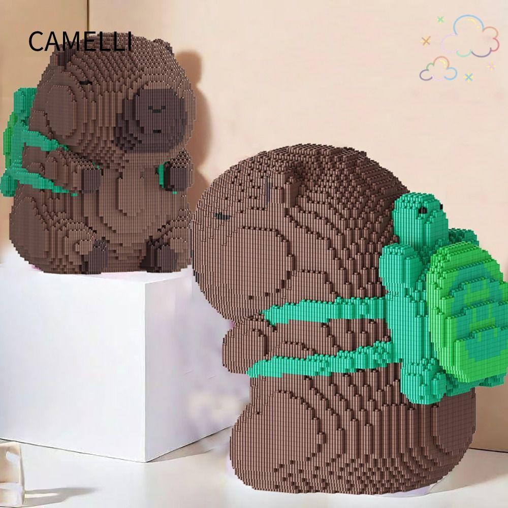 Fortivae Capybara Mini Building Blocks Set, 333 Pcs Micro Building Blocks, Capybara Cute Animals Building Set, Regalo per Adulti