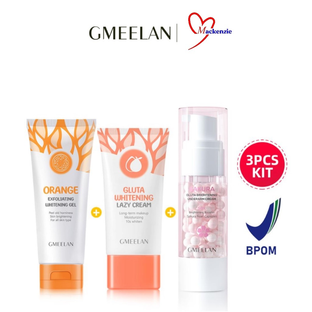 Gmeelan Gluta Whitening Lazy Cream 30gorange Exfoliation Whitening Gel 