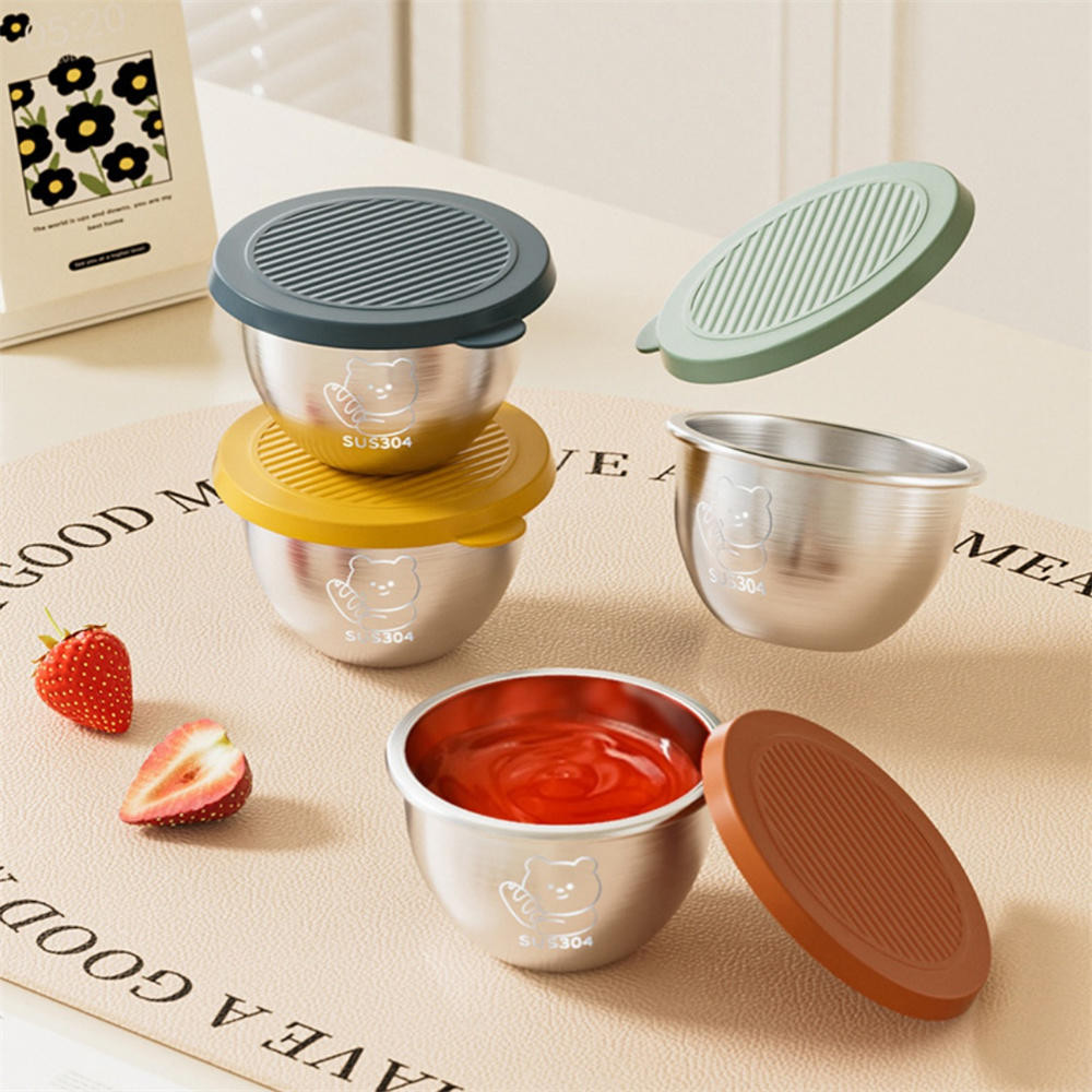 4 Stuks Saladedressing Containers, 70ml