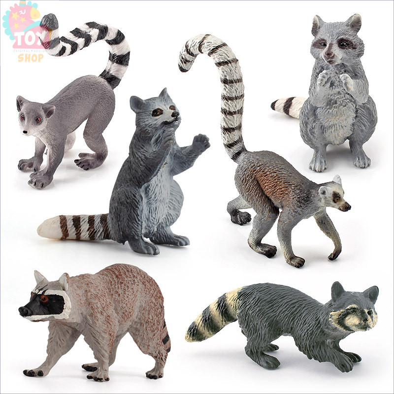 Animal Model Raccoon Mini Mammal | Shopee Malaysia