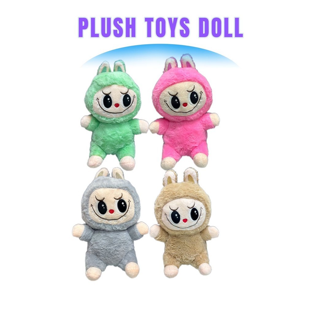 25CM The Monster Labubu Plush Toy Labubu Doll Set Labubu Monster ...