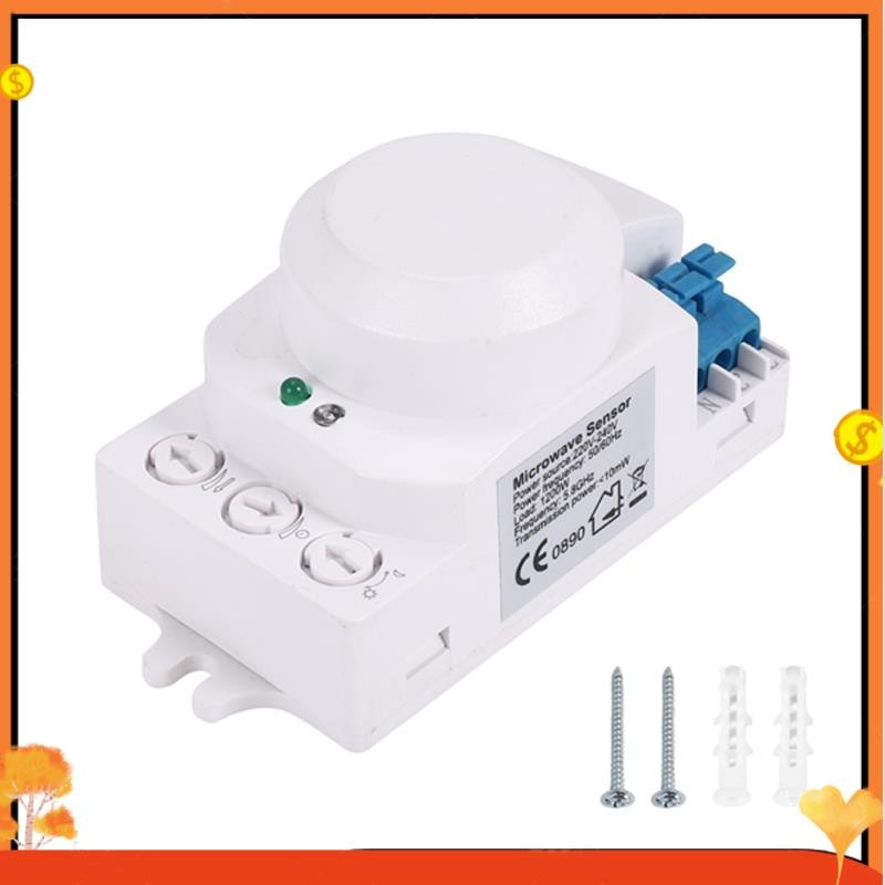 5.8GHz HF System LED Microwave 360 Degree Motion Sensor Light Switch ...