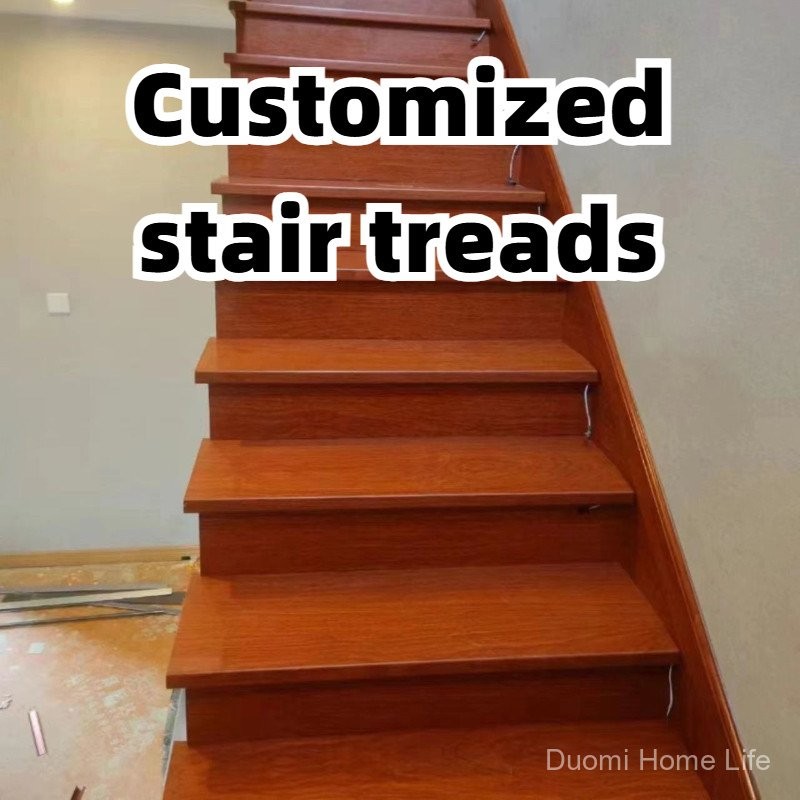 [Customizable] Staircase Steps Multi-Layer Solid Wood Villa Indoor ...