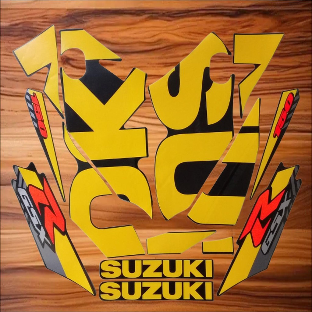 Suzuki GSX 150 - GSX Sticker Striping 20162017 GSX 150R Yellow | Shopee ...