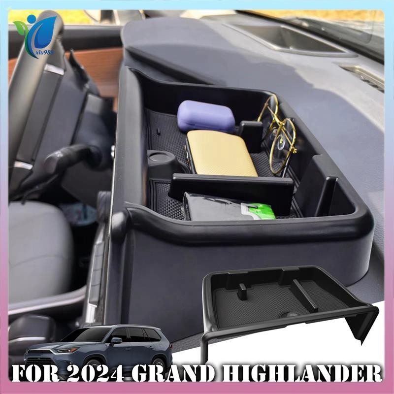 Center Console Dash Organizer for Toyota Grand Highlander 2024 Behind ...