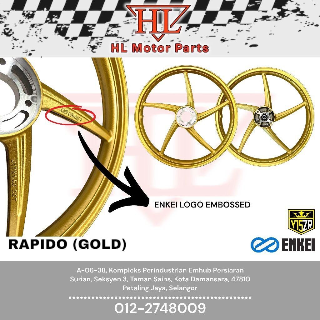 RIM RPD CUSTOM HUB Y15, Y16, 125Z( ENEKI RAPIDO CUSTOM ) | Shopee Malaysia