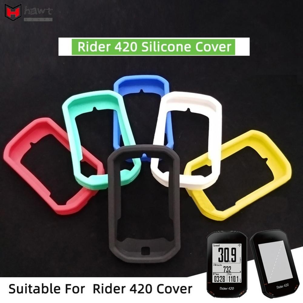 Housse Silicone + Film Protection Pour Bryton Rider 320/420 - Noir - Neuf