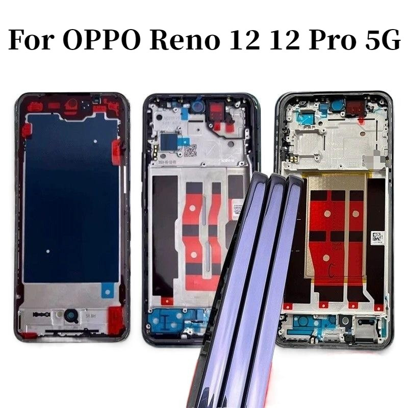 For OPPO Reno 12 12 Pro 5G Middle Frame Housing Front LCD Housing ...