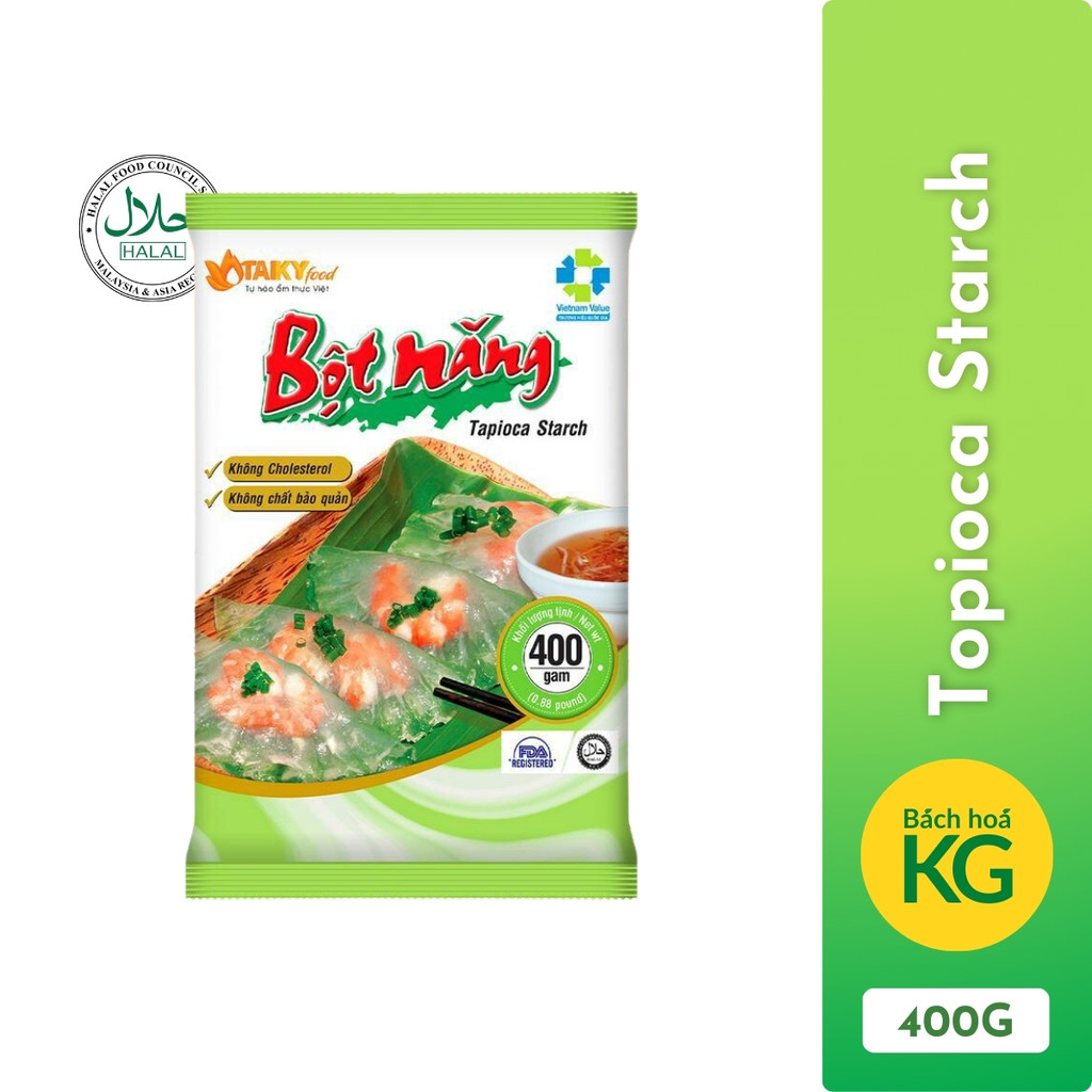 Tai Ky Tapioca Starch 400g - Bot nang Tai Ky Halal - bachhoakg | Shopee ...