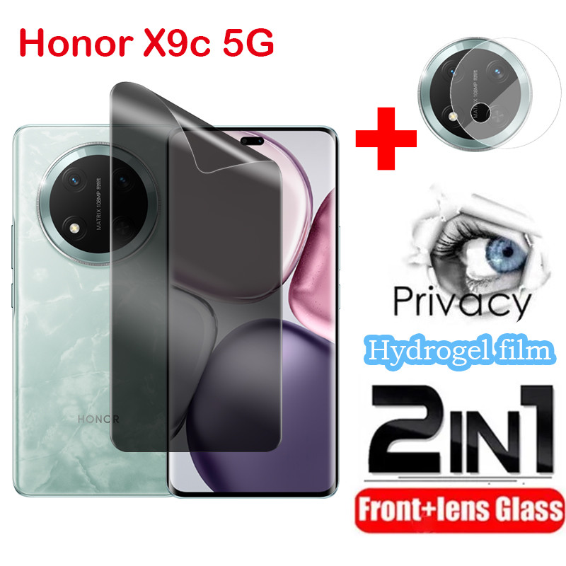 For Honor X9c X9a X9b X9 5G 2024, 2in1 Anti-Peep Film, Hydrogel ...