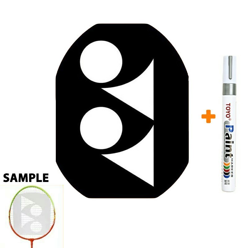 Yonex Badminton Racket LOGO Card Tennis Mark Stencil Board String Logo ...