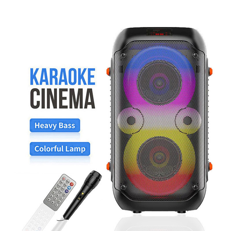 Hot Sale JQS4402 Party Box RGB Light Bluetooth Speaker with Microphone ...