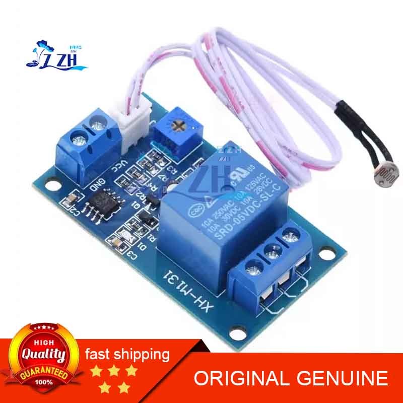 10-Pack XH-M131 Automatic Brightness Control Module – 12V Light Sensor Relay Switch With Photoresistor