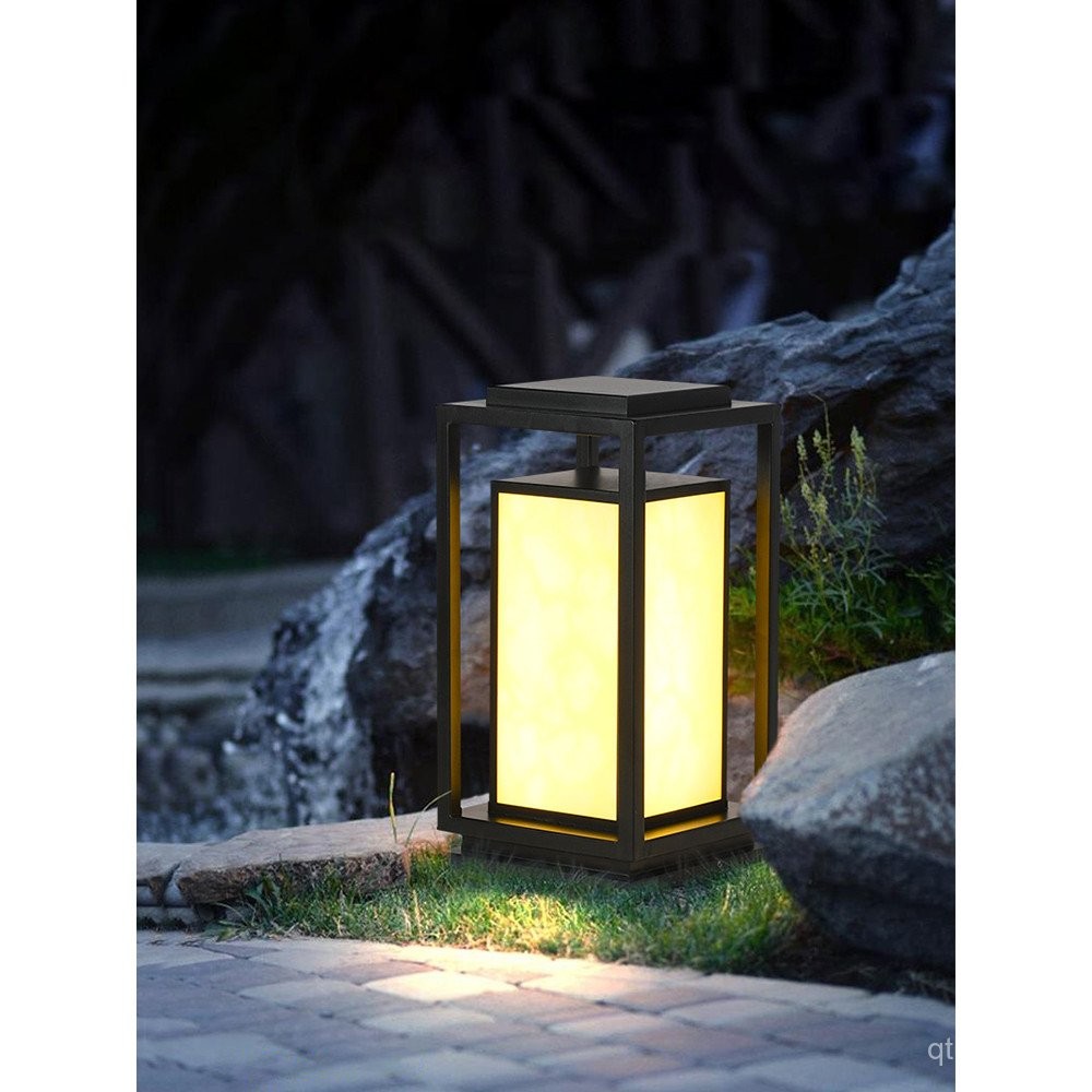 Lampu Rumput Luaran Lampu Taman Kalis Air Berkuasa Suria Gaya Cina Vila ...