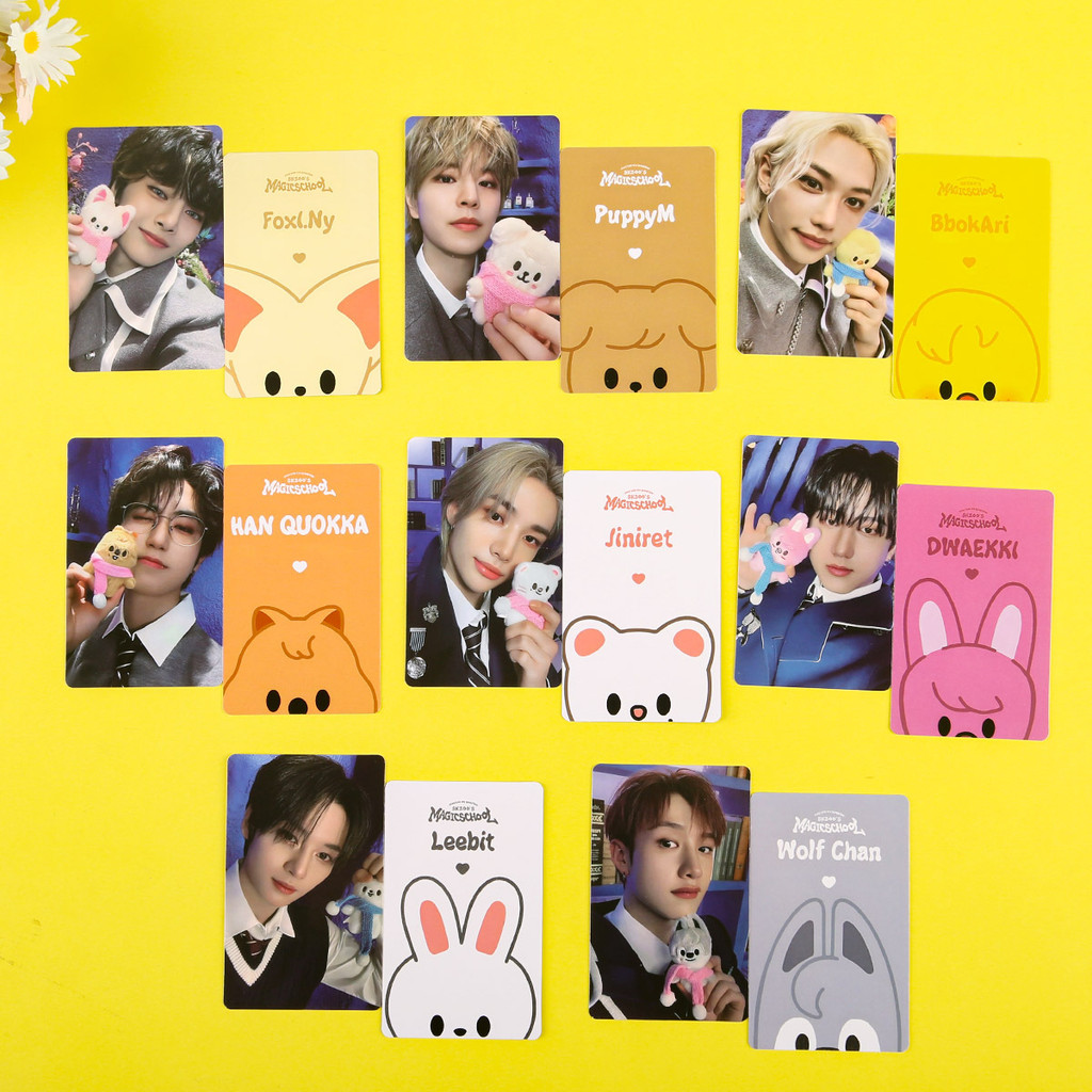 8-9pcs STRAY KIDS SKZ'S MAGIC SCHOOL HOP Lomo Cards 2025 SKZHOP HIPTAPE ...