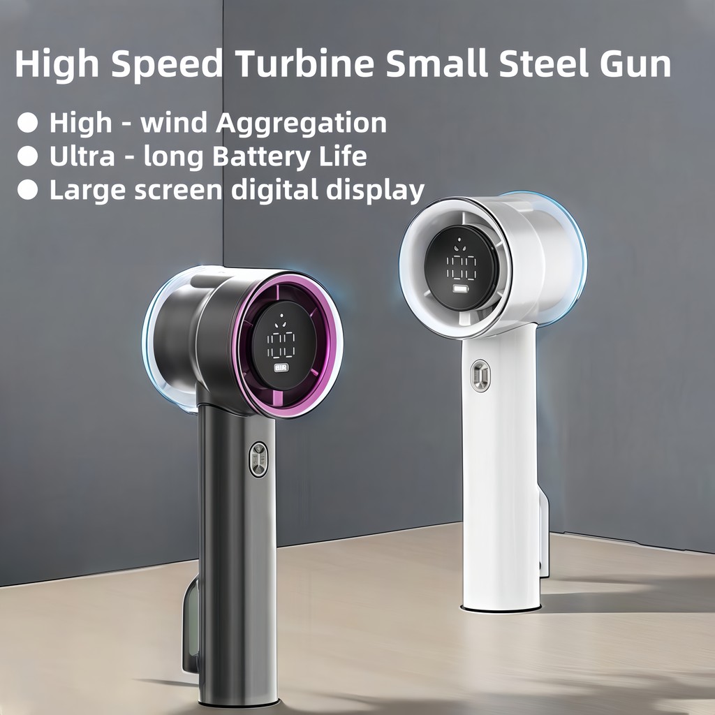 Handheld fan mini fan multi-level wind power portable small fan ...