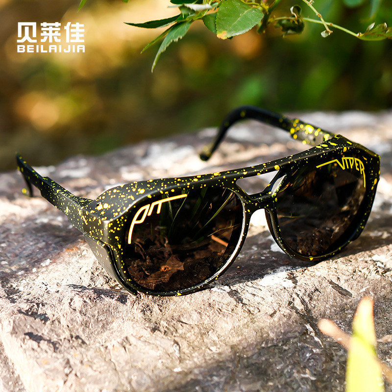 New pit viper Cross Border Punk Windproof Glasses Polarized Outdoor Sports Sunglasses Ski Cycling Glasses Shopee Malaysia