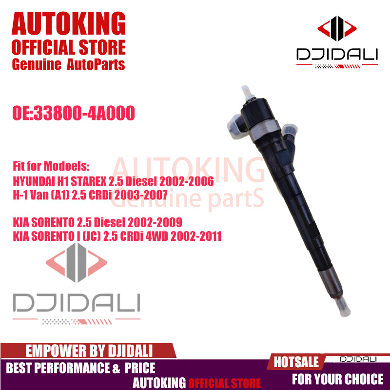 33800-4A000 Fuel Injector for HYUNDAI H1 STAREX 2002-2006 / KIA SORENTO ...