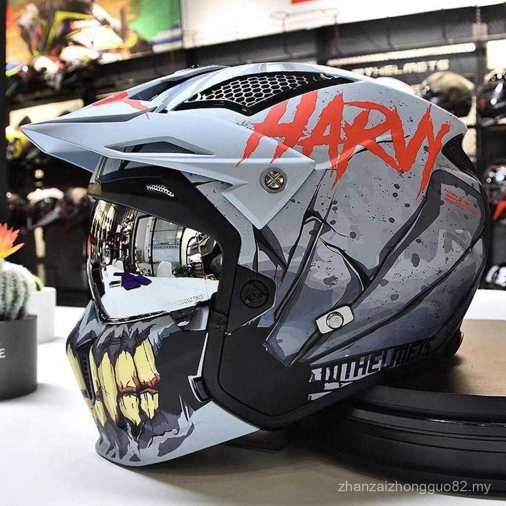 Spain MT Street Fighter Combination Helmet Motorcycle Helmet Retro ...