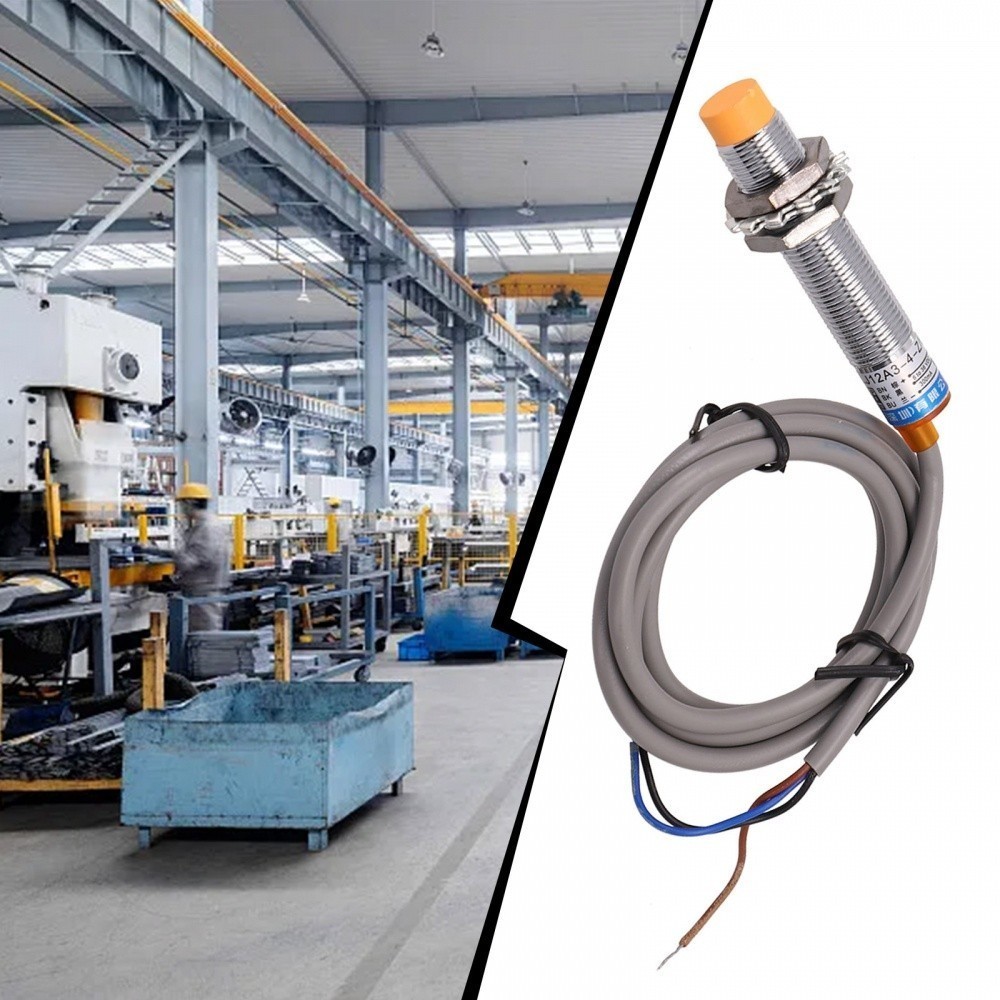 4Pcs Lj12A3 Series For M12 Inductive Proximity Switch Sensor 4Mm Metal