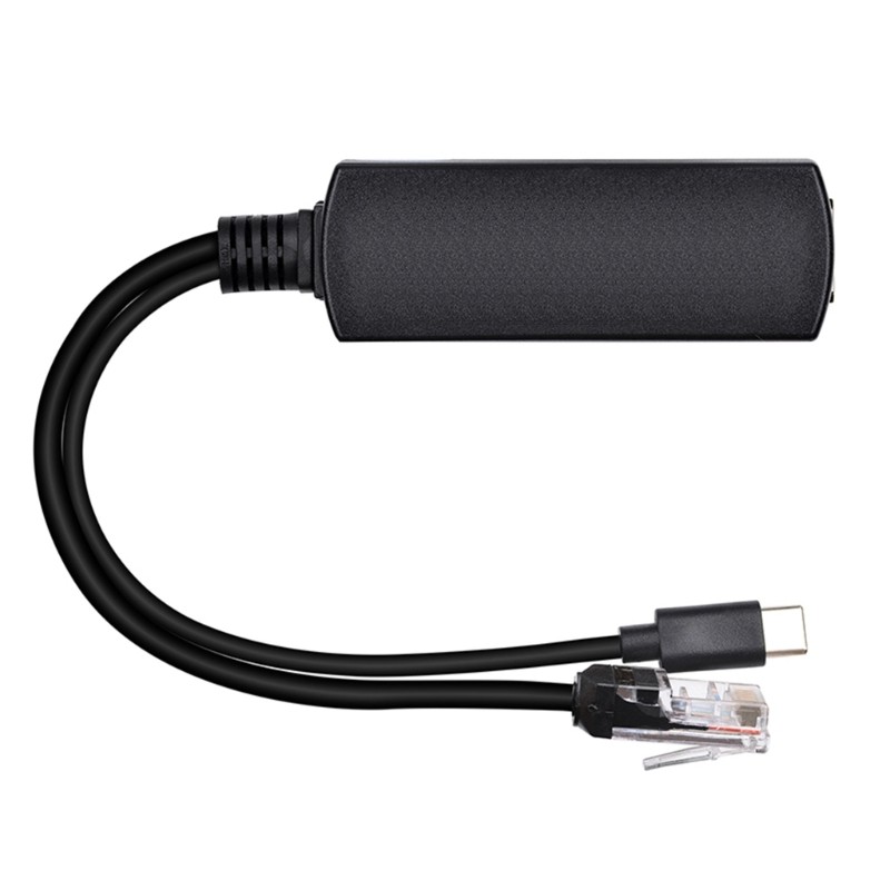 R* 100Mbps Gigabit PoE Ethernet Adapter Type C to RJ45 Converters for ...